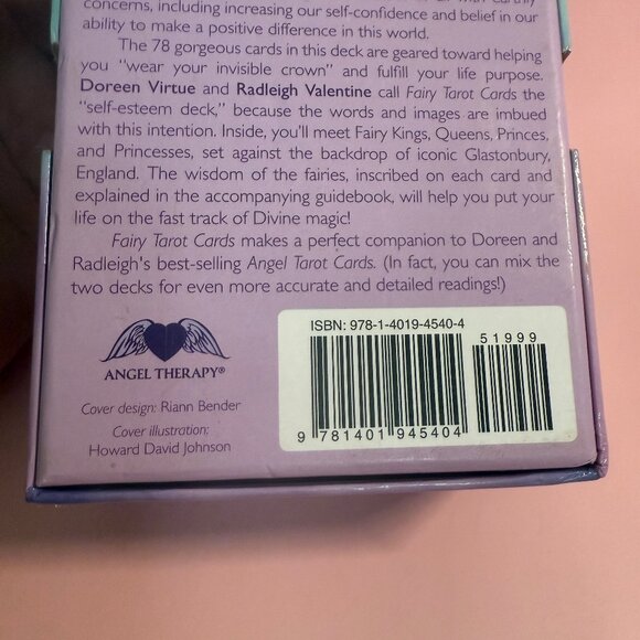 Fairy Tarot Cards 78 Cards & Guidebook Doreen Virtue & Radleigh Valentine - Picture 10 of 10